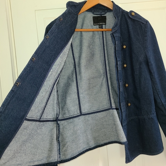 BANANA REPUBLIC - Denim military style jacket - Picture 7 of 11